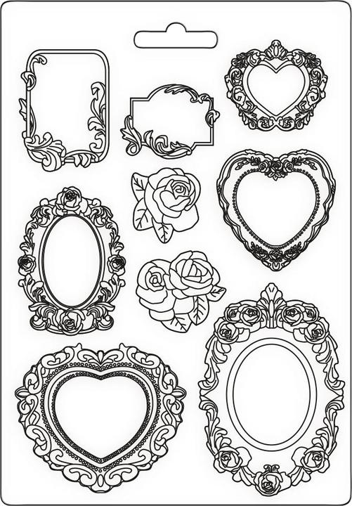 Immagine prodotto Stamperia Stampo "Precious - cornice rose"