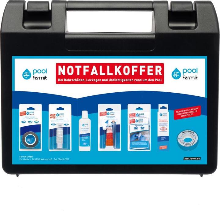 Fermit Pool Notfallkoffer Set 7 Produkte