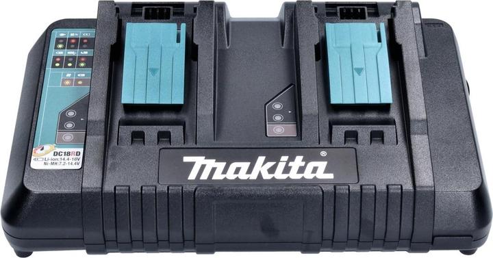 Actual product image Makita Power Source Kit Li 18V with 2x BL1860B battery 6.0Ah + DC18RD dual charger ( 199484-8 ) + Mak (18 V)
