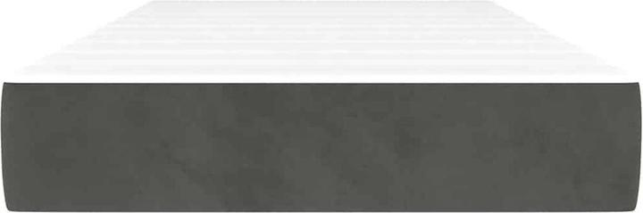 Immagine prodotto vidaXL Taschenfederkernmatratze Dunkelgrau Samt (90 x 210 cm, Nucleo della molla)