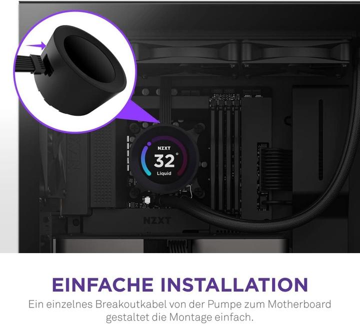 Actual product image NZXT CPC Kraken Elite 240 Black 1700/AM5