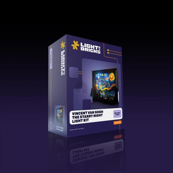 Image du produit Light my bricks LMB 2.0 Kit d'éclairage LED pour LEGO 21333 Vincent van Gogh - Nuit étoilée