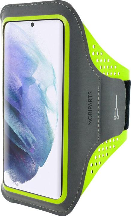 Mobiparts Comfort Fit Sport Armband Samsung Galaxy S21 Neon Green