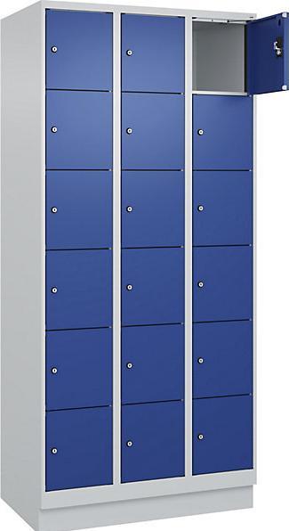 Actual product image kaiserkraft 6-compartment locker Evolo PLUS (90 cm, 195 cm)