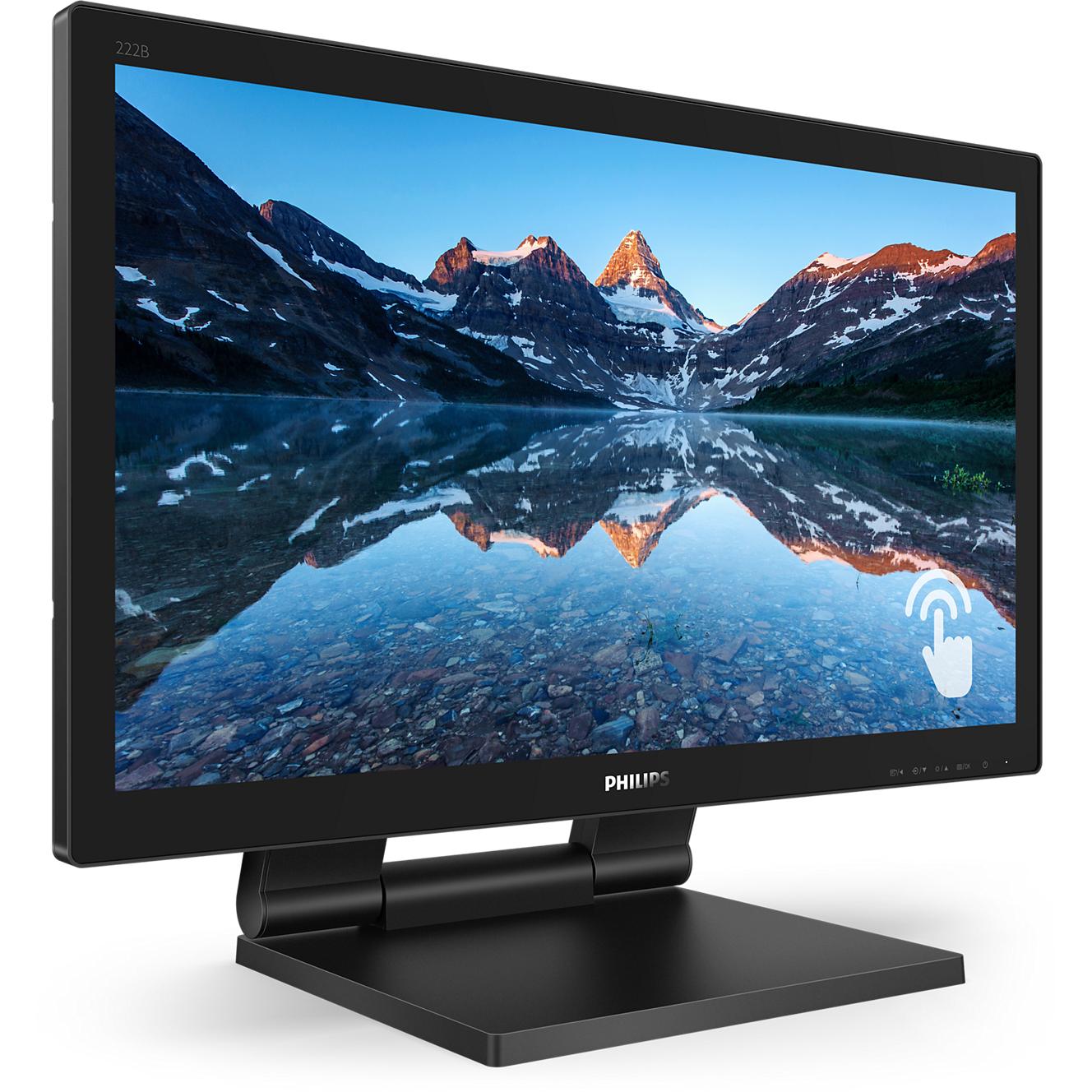 Philips 222B9TA/00 (1920 x 1080 Pixel, 21.50"), Monitor, Schwarz