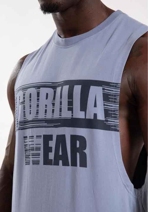 Image du produit Gorilla Wear Lopez Drop Armhole Tank Top - Stone Wash Blue (M)
