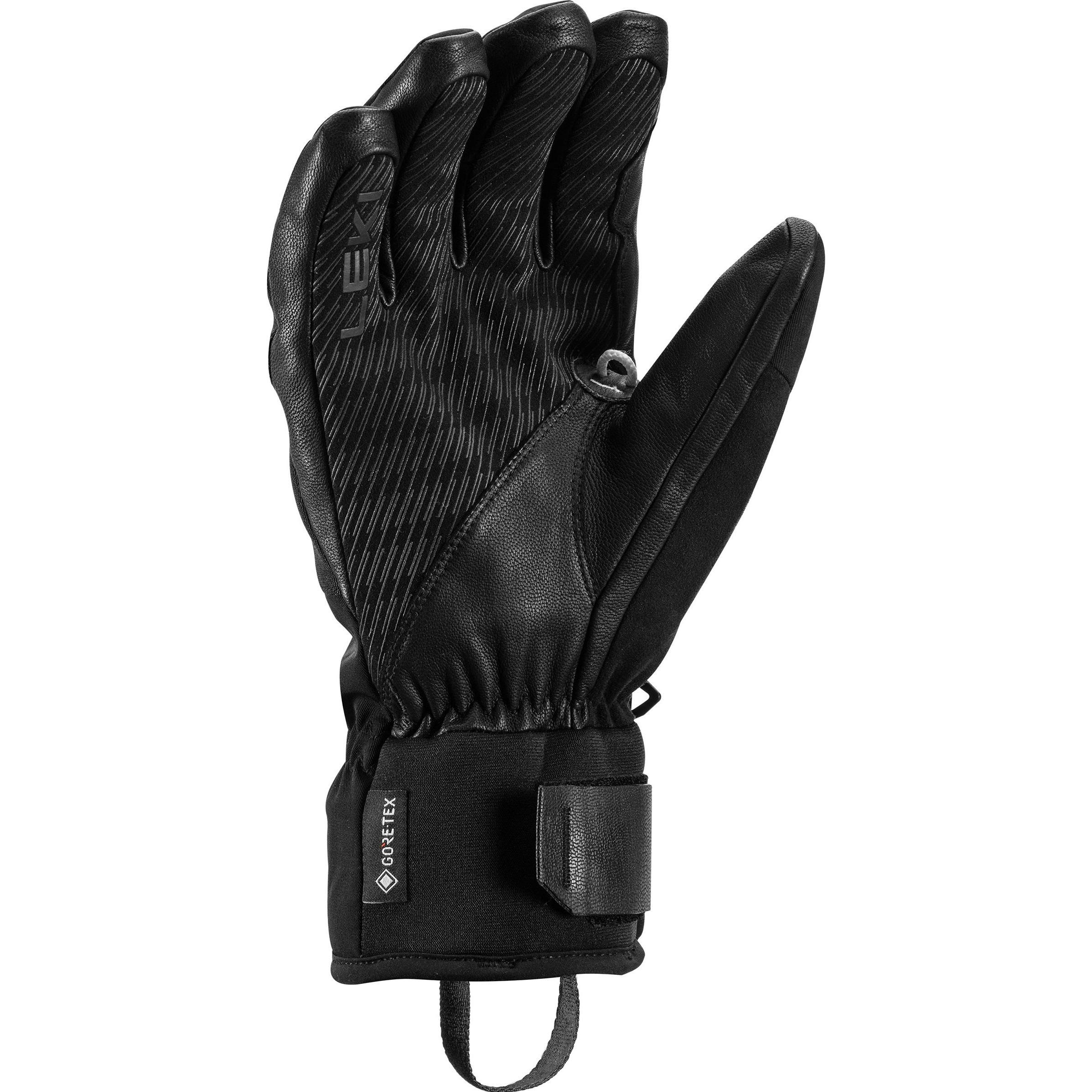 Leki, Herren, Handschuhe, Pegas 3D GTX, Schwarz, (10.5)