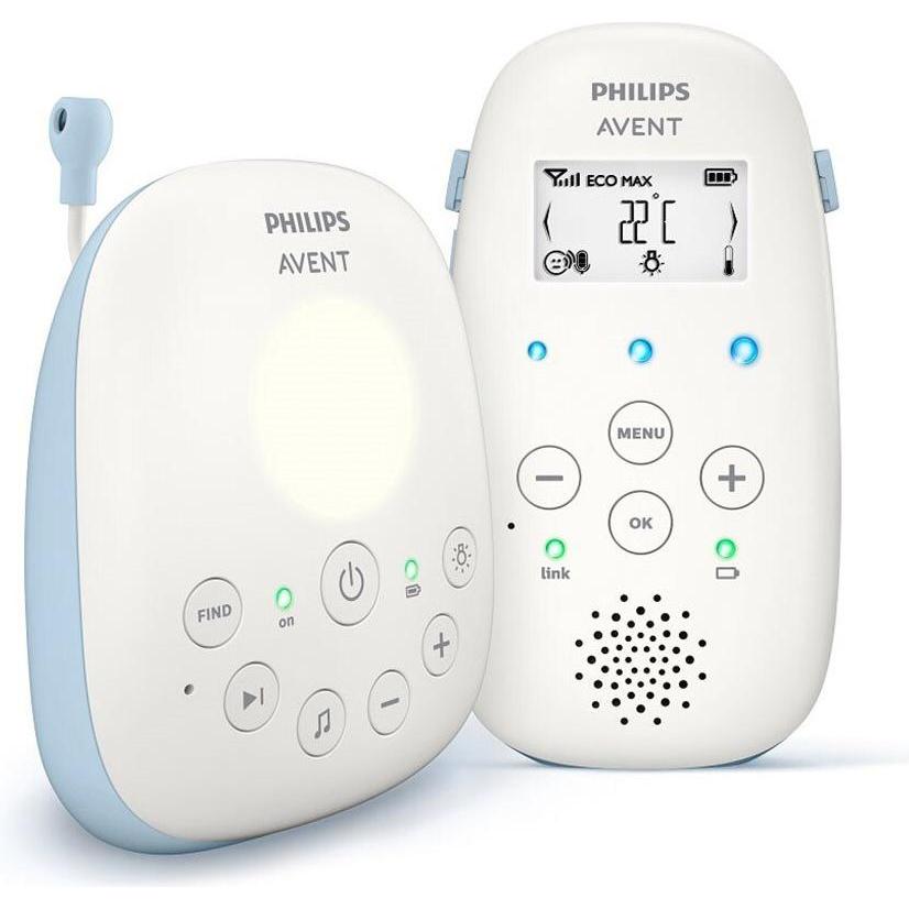 Philips Avent AVENT SCD715/52 Babyfon DECT-Babyfon Blau (Babyphone mit Kamera, 330 m) (SCD715/52)