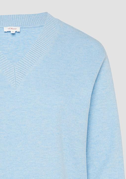 Actual product image S.Oliver Sweatshirt Weiches Sweatshirt mit V-Ausschnitt (44)