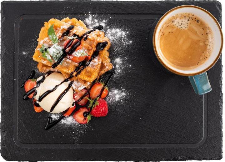 Actual product image APS Natural slate top with juice groove