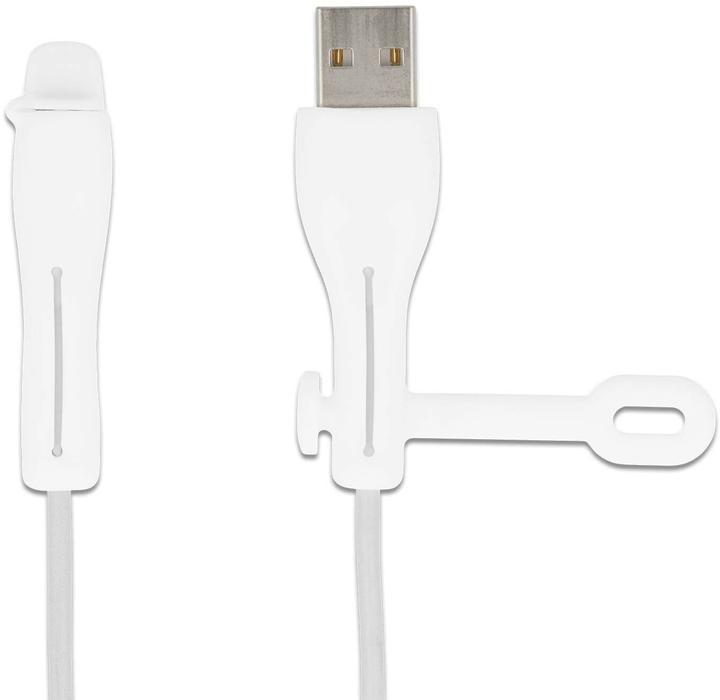 Actual product image Delock Dust cover for USB Type-A plug and Apple Lightning™ plug set 2 pieces white (Plugs and connectors)