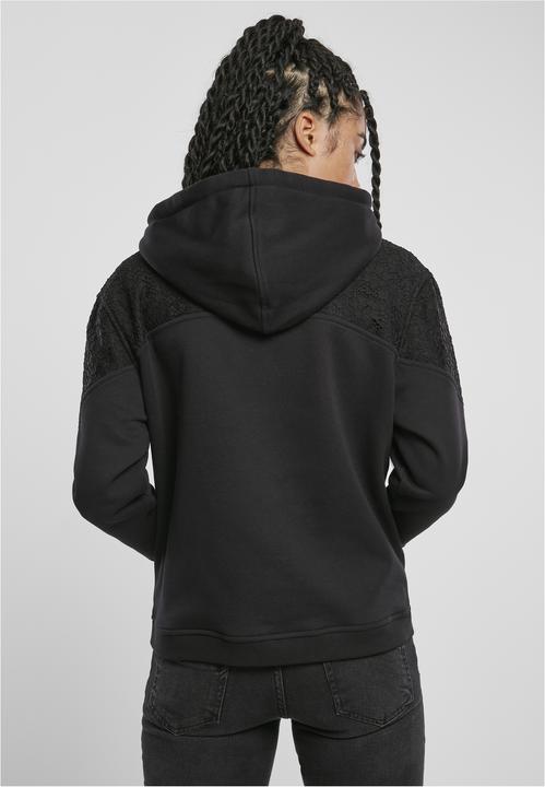 Produktbild Urban Classics Ladies Lace Inset Hoody (XS)