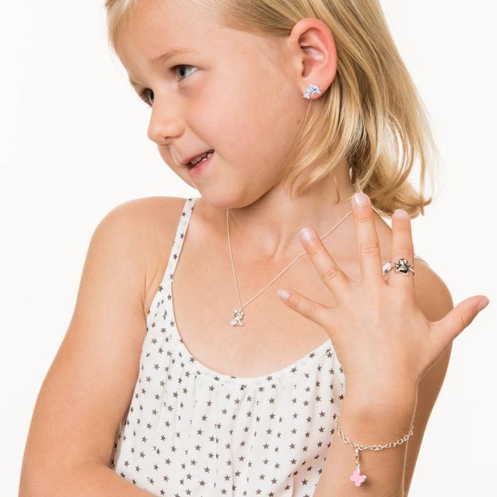 Immagine prodotto Bijouteria Orecchini bambini (Argento 925, Vetro (di orologio))