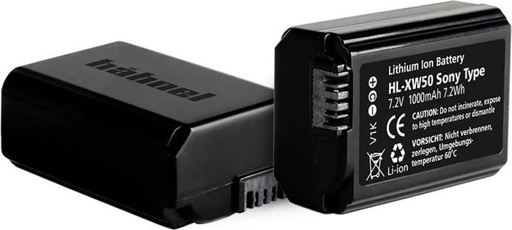 Actual product image Hähnel Replacement battery HL-XW50, for So NP-FW50 (Camera battery)