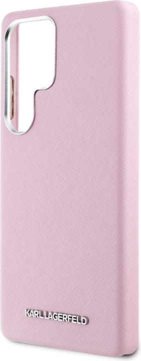 Produktbild Karl Lagerfeld Saffiano Full Wrapped Elongated Metal Logo MagSafe Case for Samsung Galaxy S25 Ultra (Samsung Galaxy S25 Ultra)