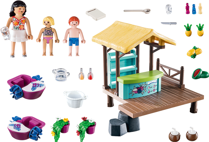 Productafbeelding Playmobil Roeibootverhuur met sapbar (70612, Playmobil familieplezier)