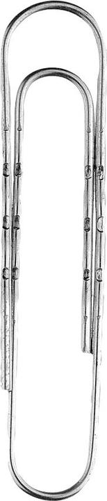 Magni Pinces à dossiers 50mm 100 pièces, ondulées (100x)