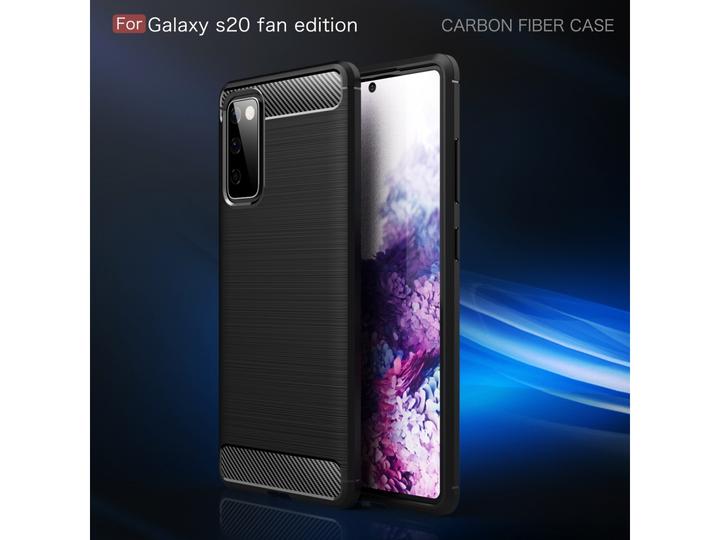 Immagine prodotto Screenguard Samsung Galaxy S20 FE Cover Carbon Brushed Soft TPU (Samsung Galaxy S20 FE)