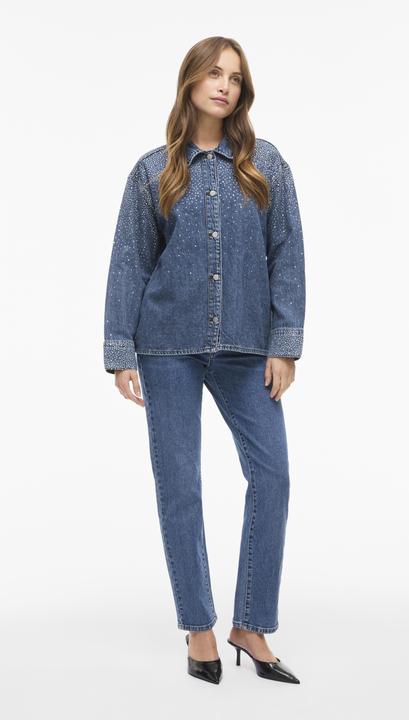 Immagine prodotto Vila VIPAL Glitzer Jeanshemd (44)