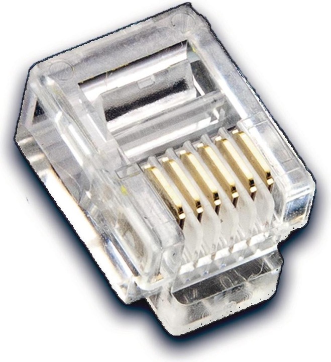 Produktbild Wirewin Modularstecker RJ-12, 6P/6C, 100er-Pack