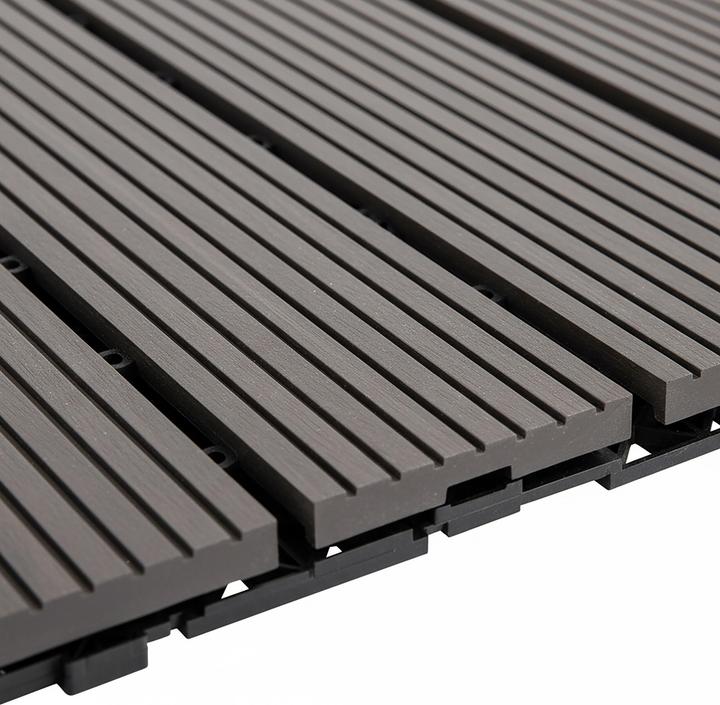 Actual product image Relaxdays WPC tiles (6x, 60 x 30 cm)