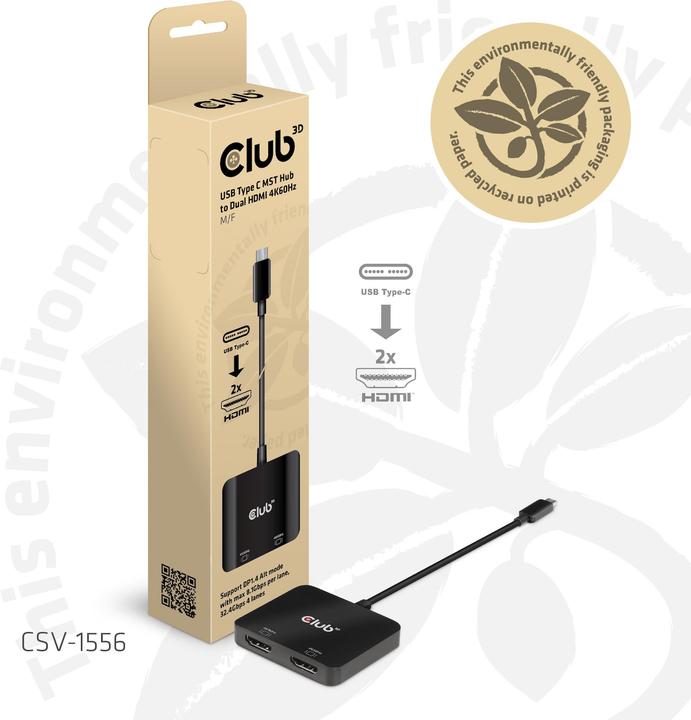Produktbild Club 3D USB-C auf HDMI Hub (HDMI, 21 cm)