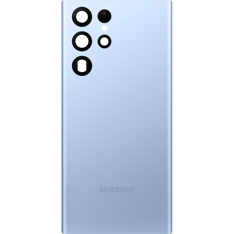 Samsung Akkudeckel f?r Galaxy S22 Ultra 5G S908, Sky Blue, Smartphone Akku
