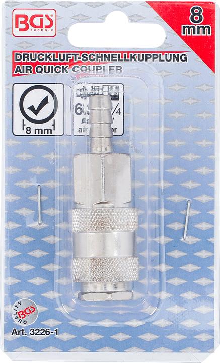 Actual product image BGS Compressed air quick coupling