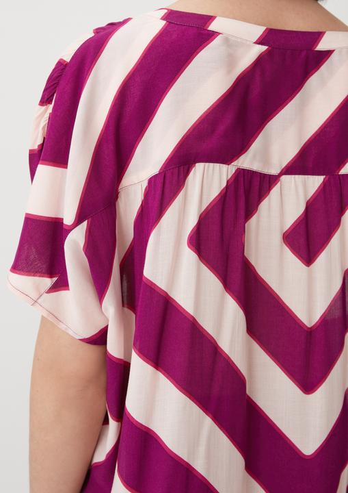 Immagine prodotto Comma Bluse Viskosebluse mit Raffung (M)