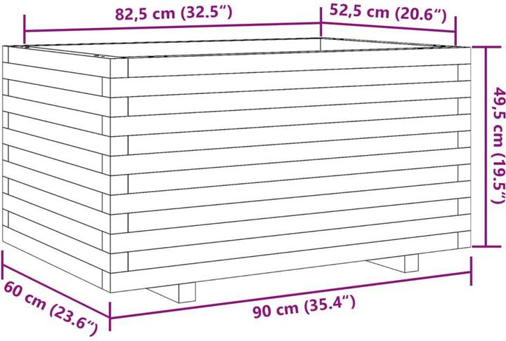 Produktbild vidaXL Pflanzgefäss