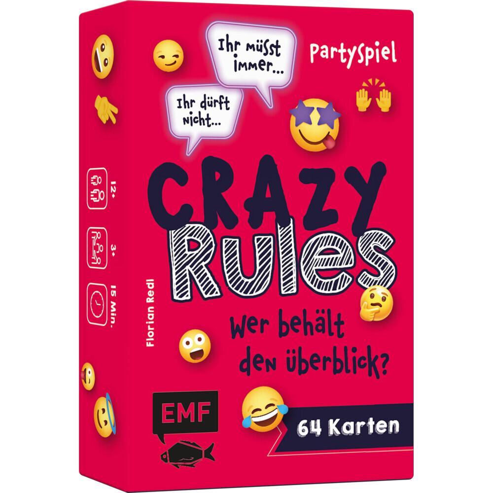 Edition Fischer Kartenspiel: Crazy Rules – Wer behält den Überblick? (Deutsch)
