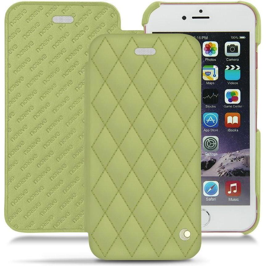 Thumbnail - Noreve Lederschutzhülle horizontal (Apple iPhone 6s), Smartphone Hülle, Grün