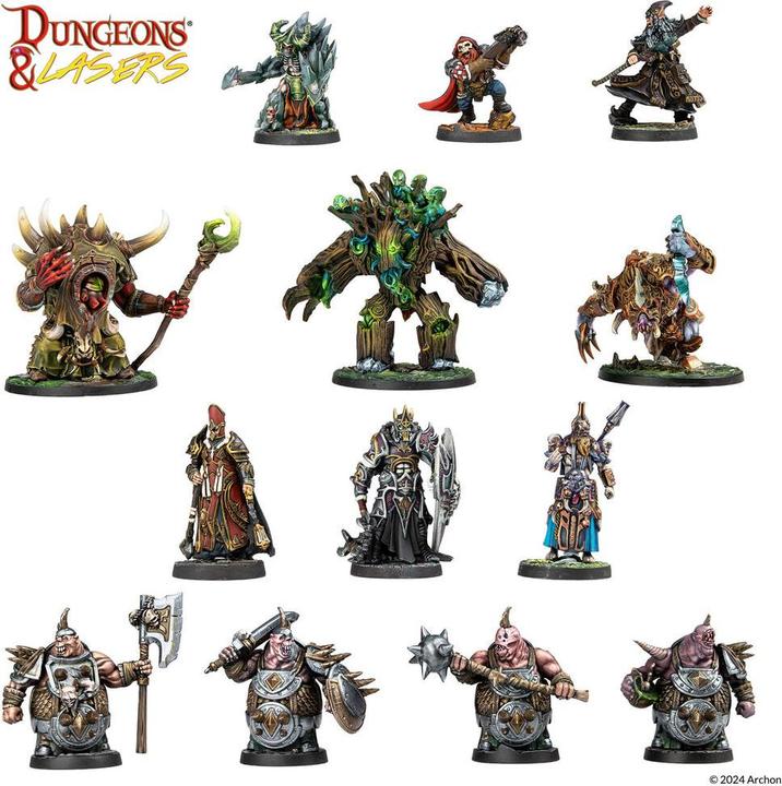 Actual product image Archon Studio Dungeons & Lasers - Figurines - Deuslair - Core Set (English)