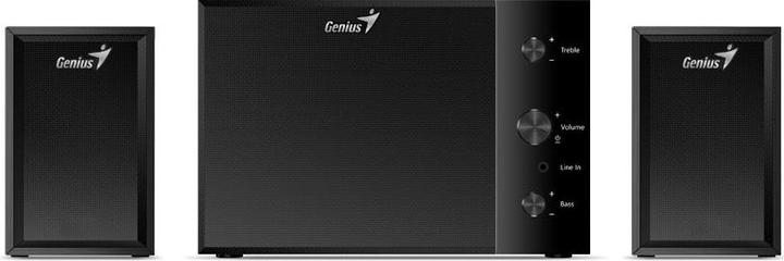Produktbild Genius reproduktory SW-2.1 350/ 2.1/ / dÅ™evÄ›nÃ©/ ÄernÃ¡