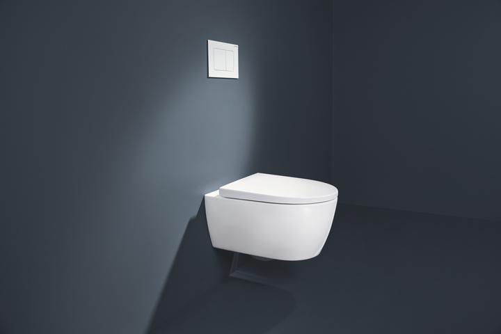 Produktbild Geberit iCon Set WC suspendu rinçage profond, design céramique fermé, TurboFlush, siège de WC inclus