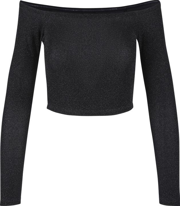 Image du produit Urban Classics Ladies Off Shoulder Glitter Longsleeve (L)