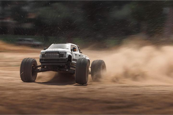 Produktbild Arrma Monster Truck Big Rock 6S Weiss, ARTR, 1:7 (ARR Almost-Ready-to-Race)