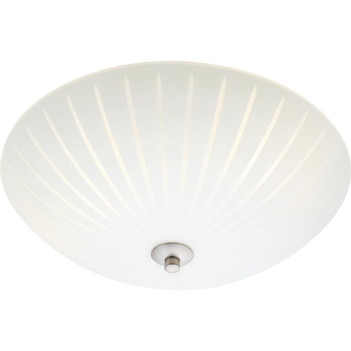 Markslöjd, Applique + Plafoniera, CUT Plafond 2L 35cm White/Steel