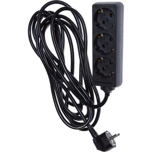 Thumbnail - Okko EXT CORD G0N3/KF-03 3X1.5 5M 3P BLACK (5 m), Stromkabel