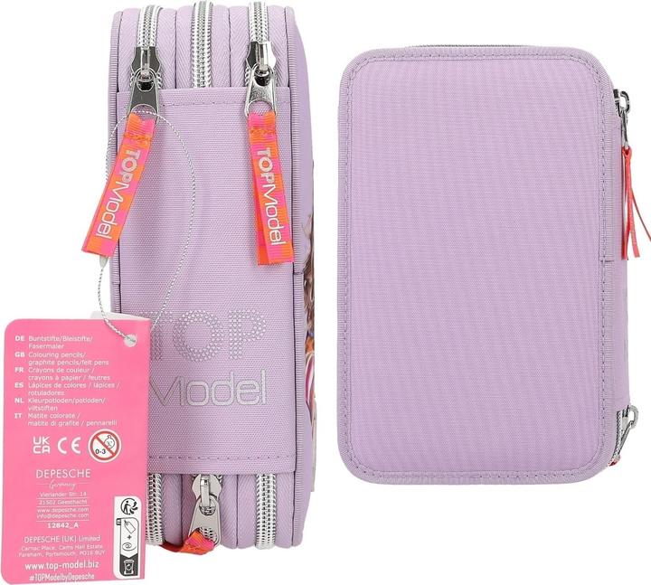 Produktbild Depesche TOPModel 3-Fach Federtasche JOY inkl. Stifte