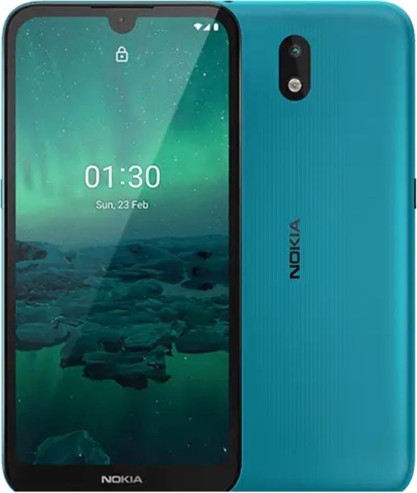 Nokia 1.3 (16 GB, Cyan Green, 5.71", Dual SIM, 4G)