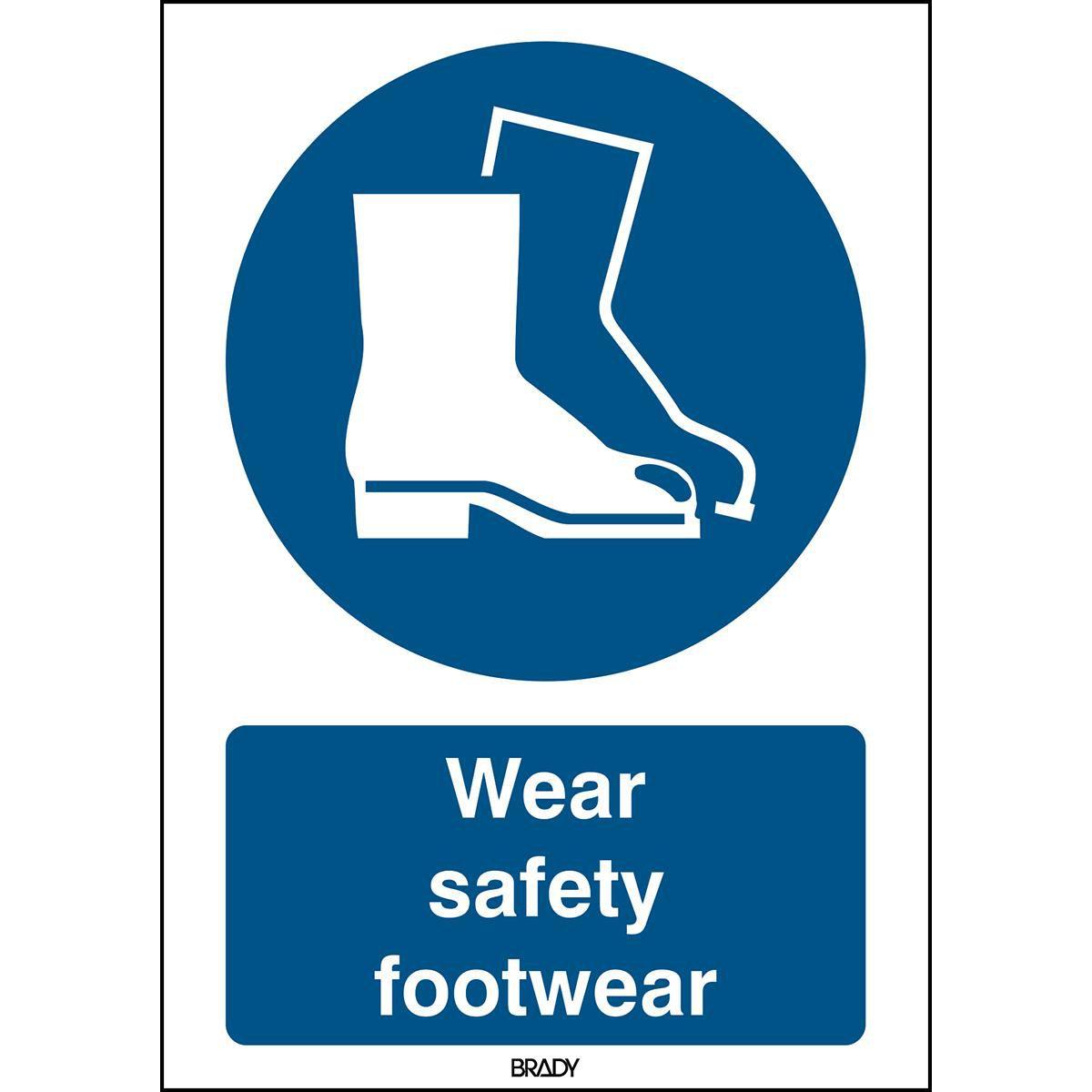 Brady, Sicherheitskennzeichnung, ISO Safety Sign - Wear safety