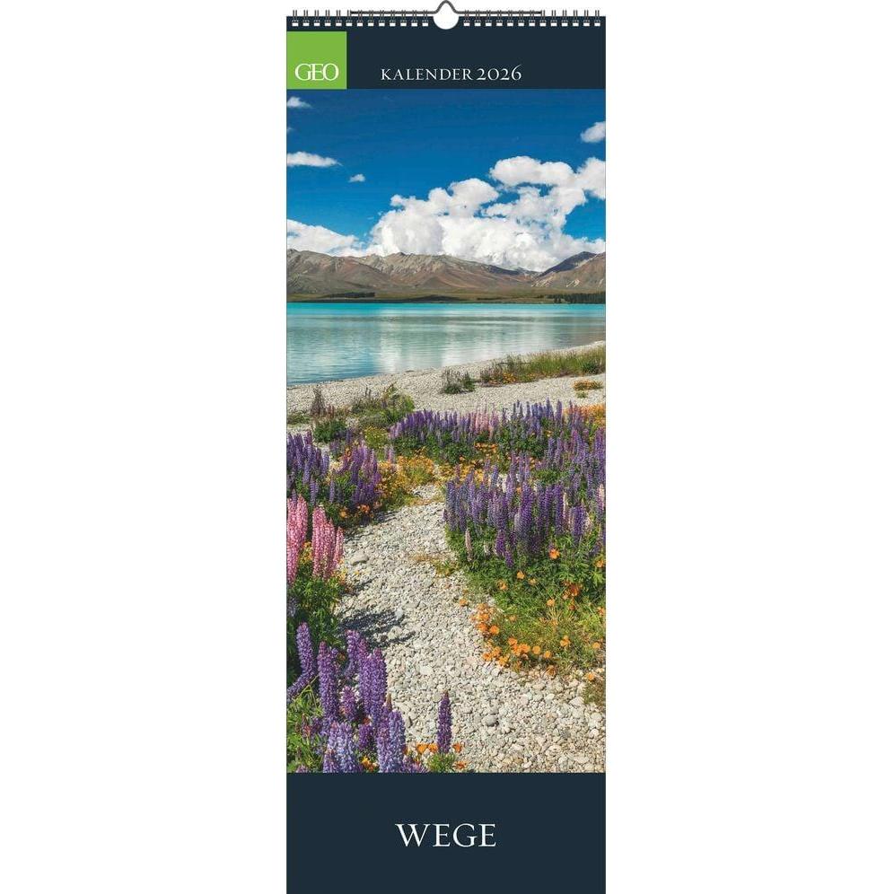 Neumann GEOWege2026-Wand-Kalender-Reise-Kalender-Poster-Kalender-25x69 (25 x 69 cm) (4069095004184)
