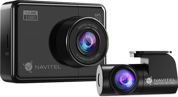 Navitel R9 Dual (Eingebautes Display, Eingebautes Mikrofon, WLAN, Bluetooth, GPS-Empfänger, Full HD)