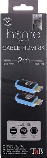 Image du produit T'nB TNB Câble HDMI 8K 2m (2 m, HDMI, 2.1)