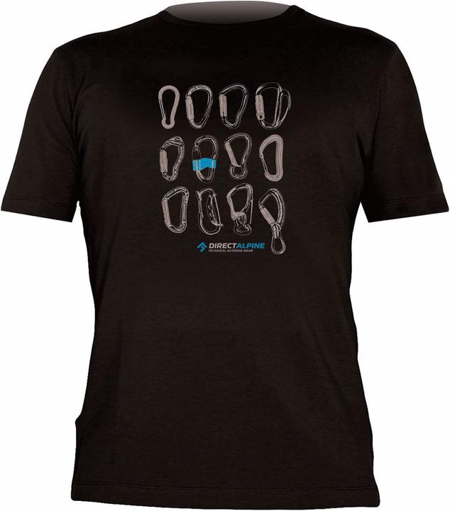 Black, blue (carabiners)