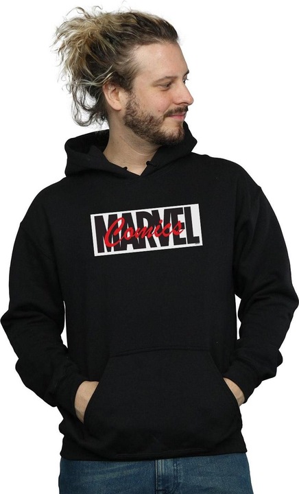 Immagine prodotto Red Font Logo Felpa con Cappuccio Uomo (S)