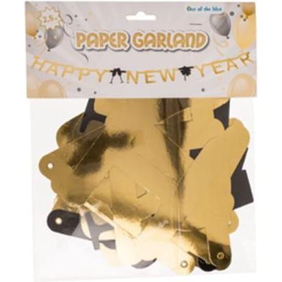 Cover-Discount 2 pezzi ghirlanda di carta Buon Anno (2 pz.)