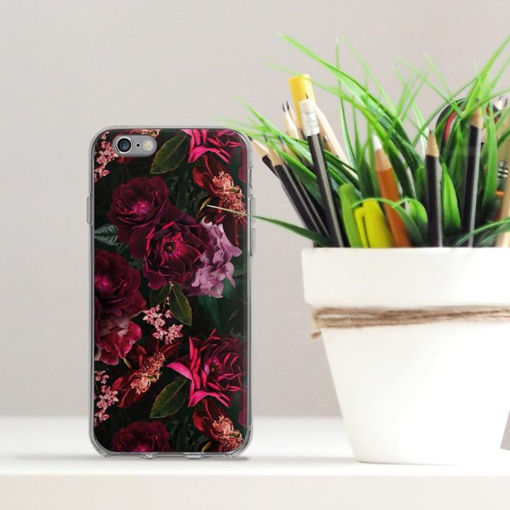 Produktbild DeinDesign Silikon Hülle für Apple iPhone 6 Handyhülle Case Smartphone Schutzhülle Blumen Blüte Rose (Apple iPhone 6)