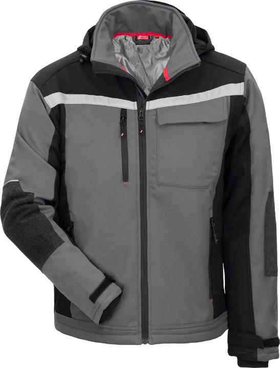 Nitras Softshell jacket grey/black Motion Tex Plus size XL (5XL)